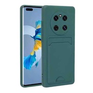 [Card Holder] Suitable for Huawei mate70pro Phone Case mate60 Extraordinary Master Silicone Card Hol