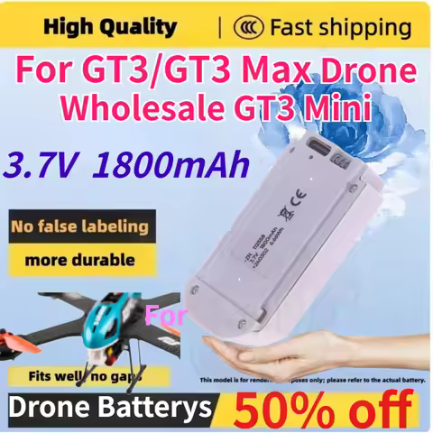 3.7V 1800mAh Drone Batterys for GT3/GT3 Max Drone Wholesale GT3 Mini Drone Battery Charger Original 
