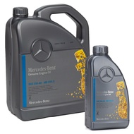 Original Mercedes Benz (MB229.5) 5W40 Engine Oil : 5 Litre + 1 Litre / 5 Litre + 2 Litre