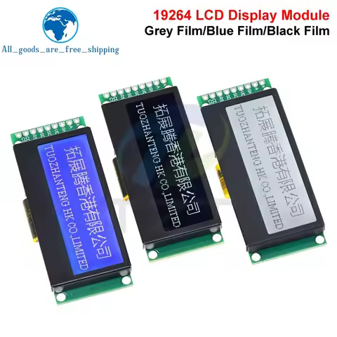 TZT 1/3PCS LCD19264 192*64 192X64 Graphic Matrix LCD Module Display Screen 3.3-5V LCM UC1609C Contro
