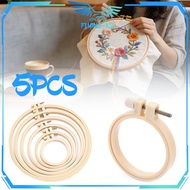 Embroidery Hoop 5pcs Plastic Embroidery Hoop Diy Embroidery Hoop Hoop Circle Embroidery Tool For Emb