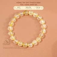 Jade Dan Tam - Blonde Quartz Bracelet 8mm 5A - Metal Element & Earth Element