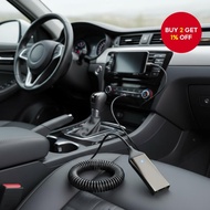 Bluetooth 5.3 Car Adapter with 3.5mm AUX for Music Streaming and Calls