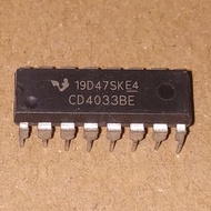 IC 4033 CMOS CD4033 HCF4033 TC4033 MC14033 MN4033 CD4033BE
