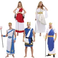 萬聖節年會服裝cos希臘神話神王宙斯海神波塞冬雅典娜女神衣服