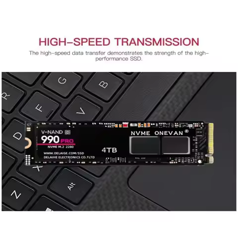 2025 SSD 990 1080 Pro M2 NVME 1T 2T 4T High Performance Hard Drive PC PS5 Portable Laptop Desktop Ha