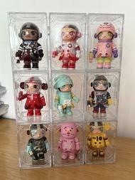 (送9個透明展示箱) Pop Mart Mega Space Molly 100% Series 02 「9個公仔」