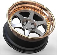 YFADACAI 3-piece Forged Alloy Wheels 5x112 5x120 5x114.3 5x130 5x108 5x110 Compatible For Dodge Comp