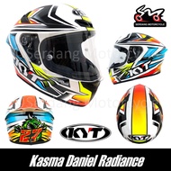 KYT TT-Course Kasma Daniel Radiance Full Face Helmet TT Course Topi Keledar