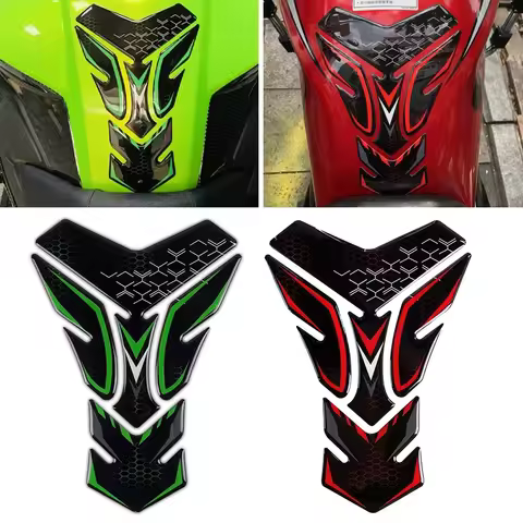 3D Motorcycle Tank Pad Protector Stickers Decal Accessories For Kawasaki Ninja400 Z900 Z1000 zx10r e