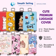 Premium Luggage Protector Cover Luggage Cover Cute Kuromi Melody Cat Thick Elastic Luggage Cover 28 