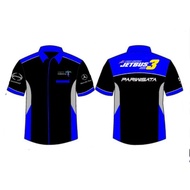 Jet bus embroidered shirt 3.