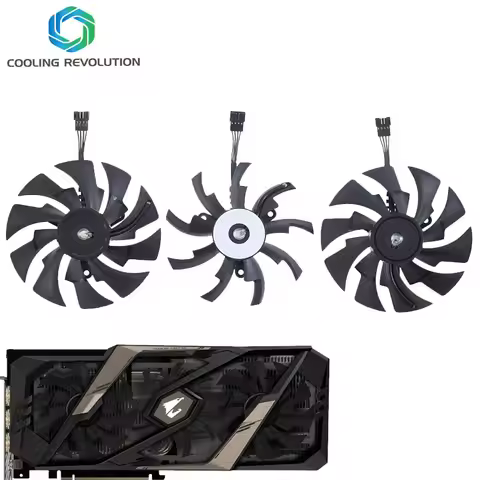 95MM PLD10015B12H Graphics Card Fan For Gigabyte AORUS GeForce RTX 2060 2070 SUPER 2080 2080Ti XTREM