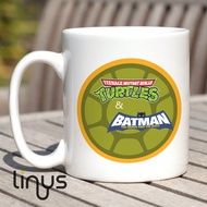 Batman batman batman batman Youth mutant ninja turtles Glass Mug