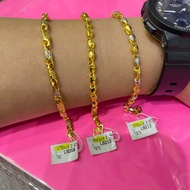 Original emas 375 gold rantai tangan sibut