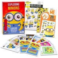 Exploding Minions Card Game - Minions Party Activities Bundle includes Exploding Minions Board Game 