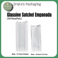 [100 Pieces/Pack] Glassine satchel Empanada Bag By Drakes Packaging Supplies