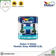 CITRAHOME Dulux V-Gloss Cat Kayu dan Besi Pewter Grey 40698 0.8L