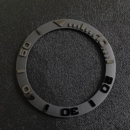 40.9X32.7mm สีดำ/เซรามิกเงินนาฬิกาโครโนกราฟแหวนนาฬิกาอุปกรณ์เสริมสำหรับ MDV106คาสิโอนาก/107