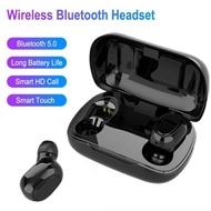 【】TWS L21 Bluetooth Earphone Headset 5.0 Tws Earbud Ganda Untuk Huawei XIAOMi IPhone SAmsung Ponsel