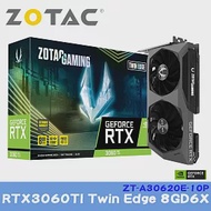 ZOTAC索泰 RTX3060TI Twin Edge 8GD6X 顯示卡(ZT-A30620E-10P)