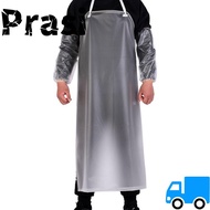 PRASI Cafeteria Apron, Waterproof Oil Resistant Kitchen Apron, Durable Lightweight Translucent Thick