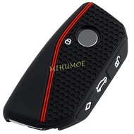 Silicone Car Key Fob Case Cover Chain Ring Holder For BMW 218i 220i 740i 760i 5-Series G60 X1 X2 X5 