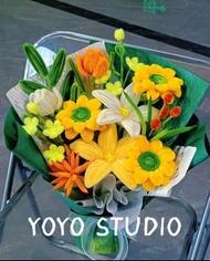 YOYO STUDIO 手工扭扭棒畢業花束禮物花
