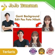 GANTI BACKGROUND FOTO untuk Pas Photo Buku Nikah Ijazah SKCK