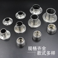 Scooter Popular Stainless Steel High-Foot Flange Seat Surface Mounted Wardrobe Clothes Rod Holder Ro