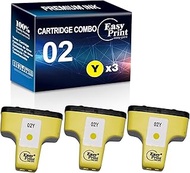 EASYPRINT Compatible 02 Ink Cartridge Replacement for HP 02 Ink cartridges Used for PhotoSmart C7280