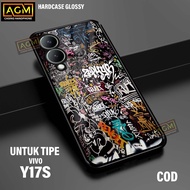 Case Vivo Y17S - New CASE Glossy casing hp Vivo Y17S [Plastic] - AGM CASE softcase glass casing handphone Vivo Y17S Best Selling - casing hp - casing Vivo Y17S For Men And Women - TOP CASE