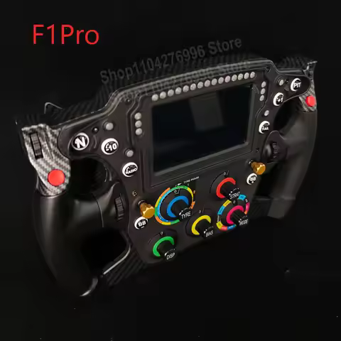 PC FORMULA Game Steering Wheel Racing Game Simulator with 4.3-inch Touchable High-Definition Screen
