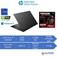 HP OMEN Gaming Laptop 16-wf0099TX (Intel Core i9 13900HX, 16GB RAM, 512GB SSD, Nvidia RTX4060 8GB, 1