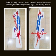 Sticker list body carry 1.5 futura station G realvan new Lama grv drv gx /sticker carry futura 1.5 g