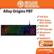 HyperX Alloy Origins PBT Mechanical Gaming Keyboard Wired Full Size RGB LED Aluminum Body Linear Tac