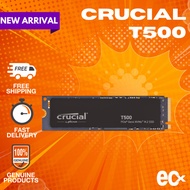 Crucial T500 PCIe Gen4 NVMe M.2 Internal SSD - 500GB/1TB/2TB