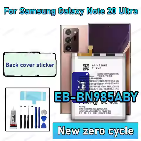 High Capacity Replacement Battery EB-BN985ABY For Samsung Galaxy Note 20 Ultra Batteries Battery+Fre