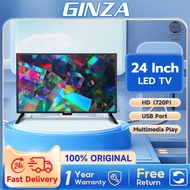 GINZA 24 inch FHD TV Sale Flatscreen Not Smart TV sale Ultra-slim LED TV Cheap TV 24 inch