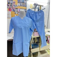 [ MEDICAL SCRUB SUIT]  BAJU SCRUB DEWASA SAIZ BESAR DESIGN A