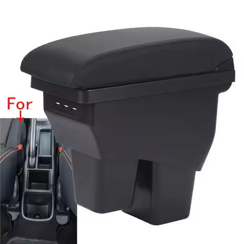 For Honda Jazz Armrest For Honda Fit Jazz 3 Car Armrest Box 2014-2019 Retrofit Accessorie Car Storag