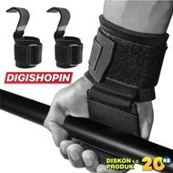 Gym Hook Strap | Gym Fitness Grip | Wristband Weight Lifting Power Lifter DEADLIFT | Gym Strap With 