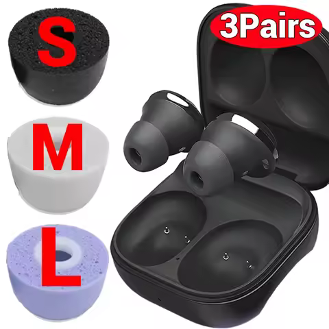 S/M/L Noise Reducing Anti-Slip S/M/L Comfortable Earbuds Fit in Case Earphone Memory Foam Eartips fo