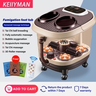 Ready Stock Foot Massage Machine 泡脚桶全自动 足浴盆 自动 按摩 泡脚桶 泡脚 足浴盆 泡脚盆 足浴