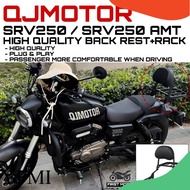 QJMOTOR SRV 250 SRV250 HIGH QUALITY BACKREST  BACK REST + RACK ACCESSORIES ACCESSORY MODIFIED MODIFY