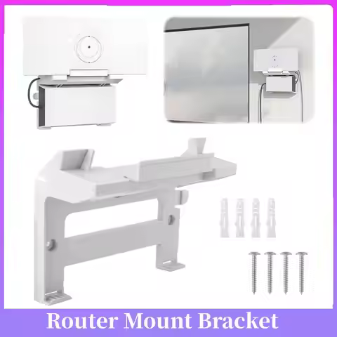 For Starlink Gen 3 Router Mount 2 in 1 Power Supply Brackets Holder Wall Mount for Starlink Standard