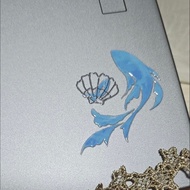 Big Promotion Speedy Shipping Qi Yu Blue Fish Mark 3D Three-Dimensional Waterproof Transfer Sticker 