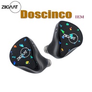 ZiiGaat Doscinco in Ear Monitor, 2DD+3BA Hybrid Driver Earphone IEM, Wired Earbuds, Audiophile Tunin