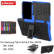 For Samsung Tab A 8.0 with S PEN 2019 p200 case SM- P200 P205 Tablet