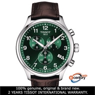 Tissot T116.617.16.092.00 Men's Quartz T-Sport Chrono XL Brown Leather Strap Watch